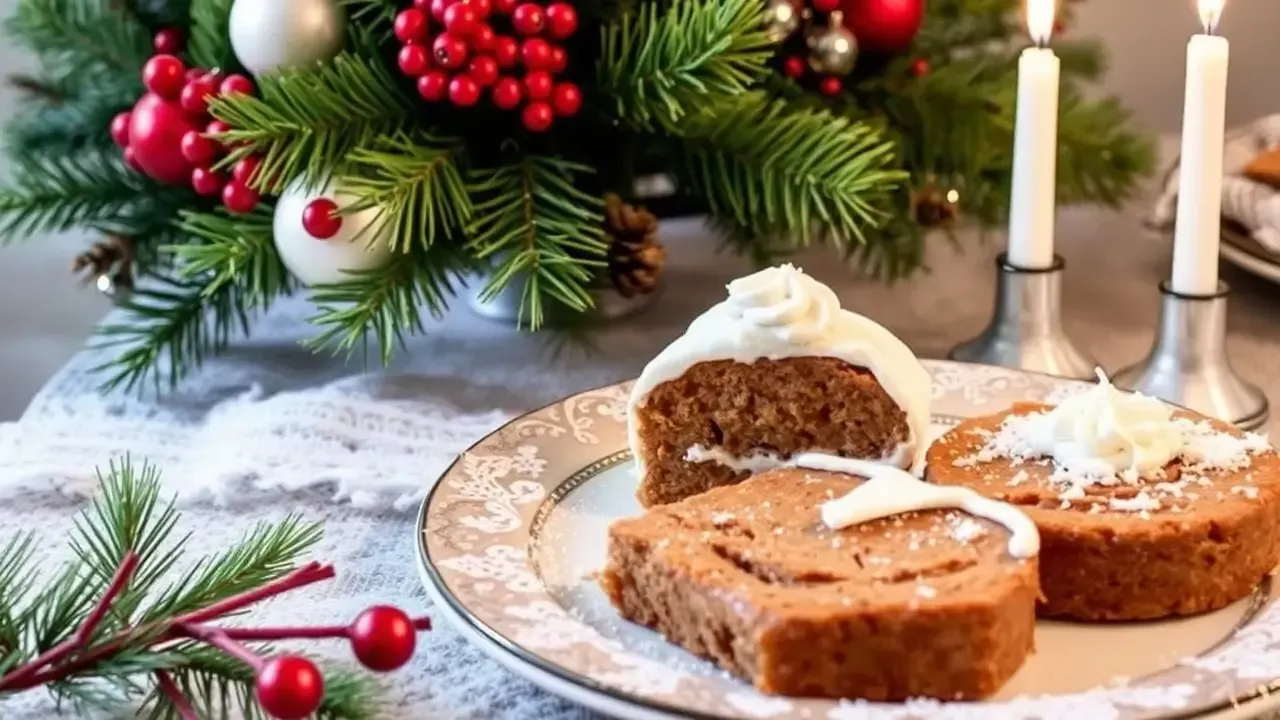 Illustration de plats festifs allégés pour Noël